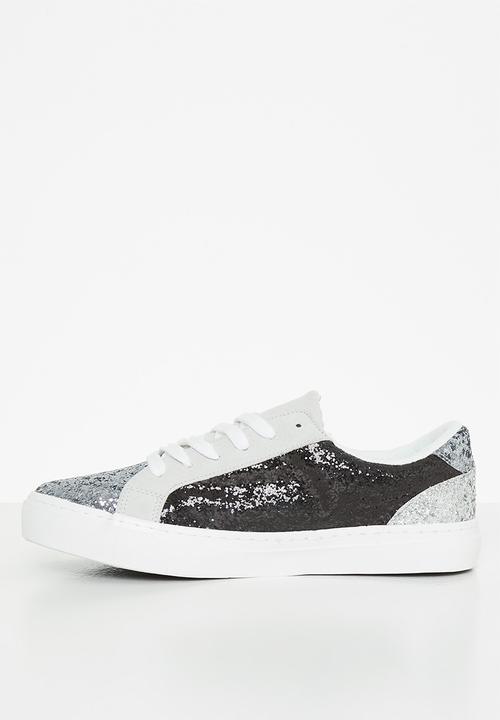 UrbanArt - Brava 27 glit sneaker - black & grey