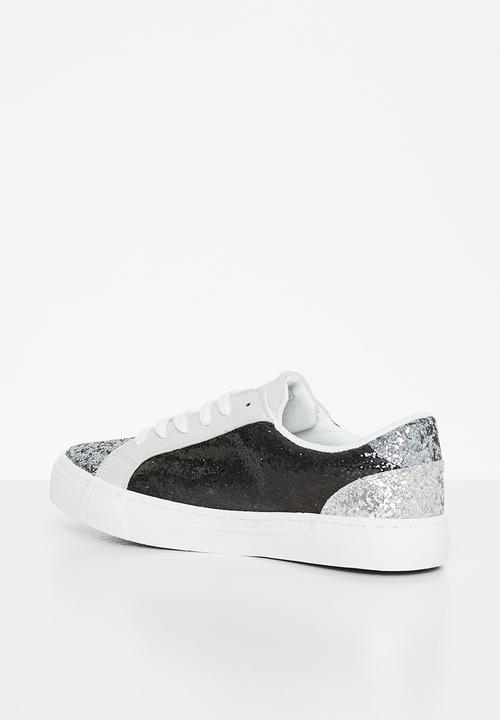 UrbanArt - Brava 27 glit sneaker - black & grey