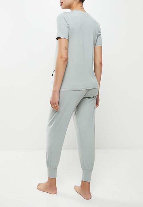 edit Maternity - Recovery nursing sleep set - light sage