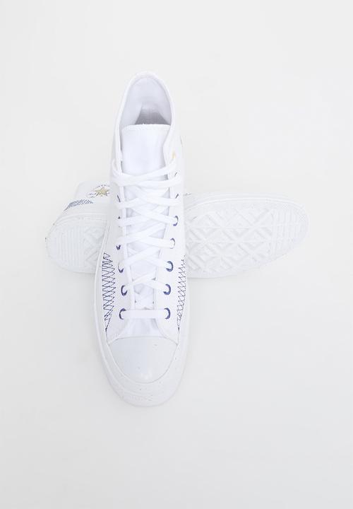 Converse - Chuck 70 hi - renew redux - white/washed indigo/cyber mango