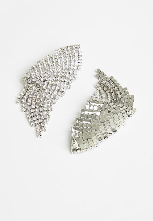Superbalist - Isa statement earrings - silver