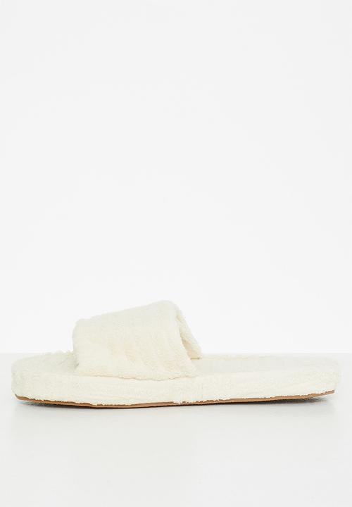 Public Desire - Juicy terry towelling slider - cream