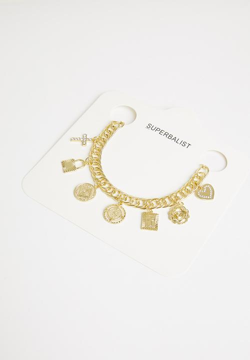 Superbalist - Beth charm bracelet - gold