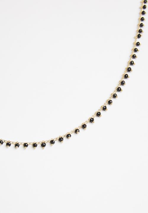 Superbalist - Helena necklace - gold & black