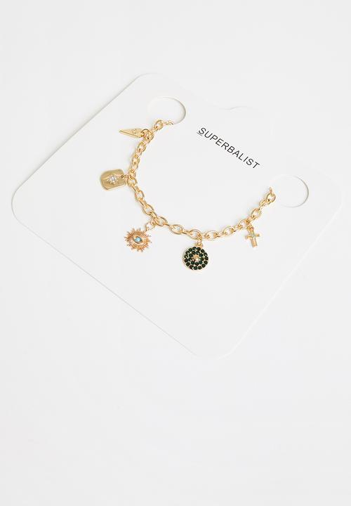 Superbalist - Kyla charm bracelet - gold