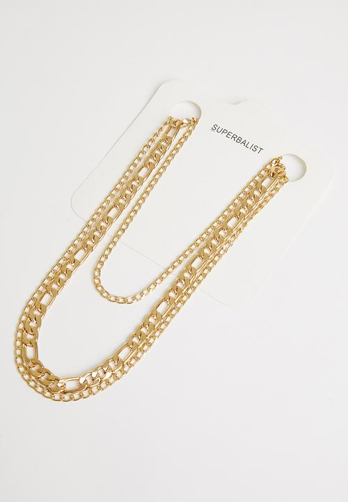 Superbalist - Selina layered necklace - gold