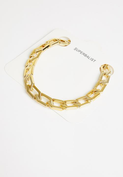 Superbalist - Chain link choker - gold