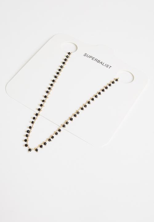 Superbalist - Helena necklace - gold & black