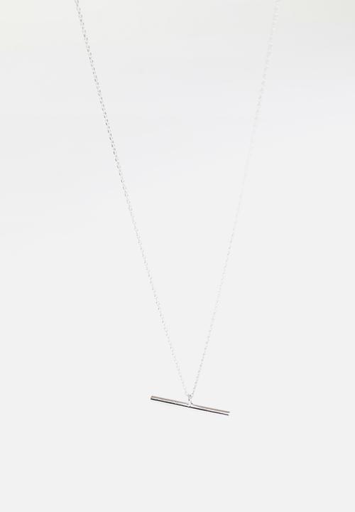 Superbalist - T-bar necklace - silver