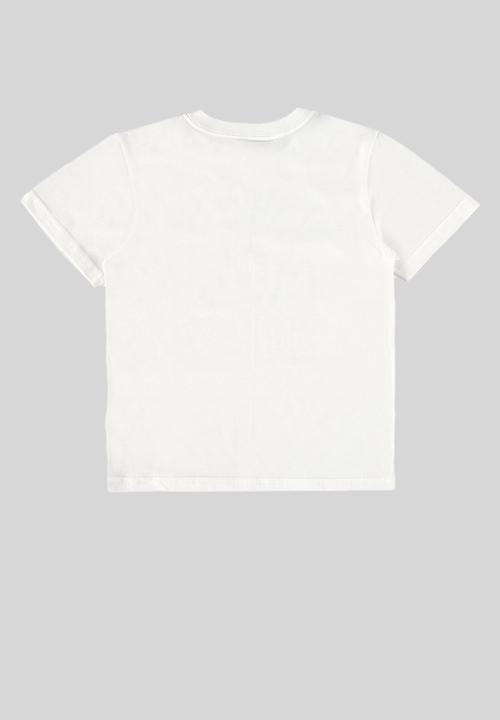 Quimby - Tee and microfiber bermuda set - white
