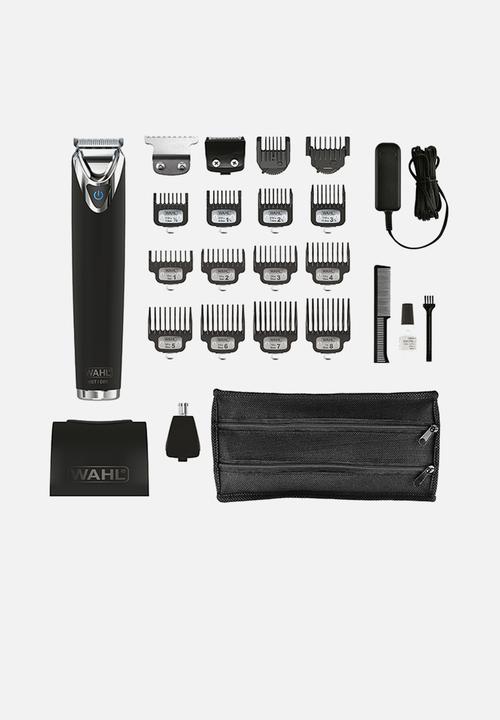 WAHL - Wahl Showerproof Stainless Steel Matte Black Trimmer- 25 Piece