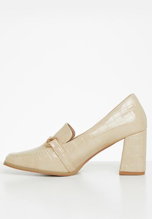 Superbalist - French closed block heel - neutral