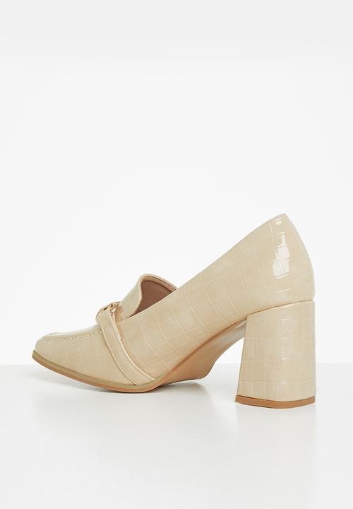 Superbalist - French closed block heel - neutral