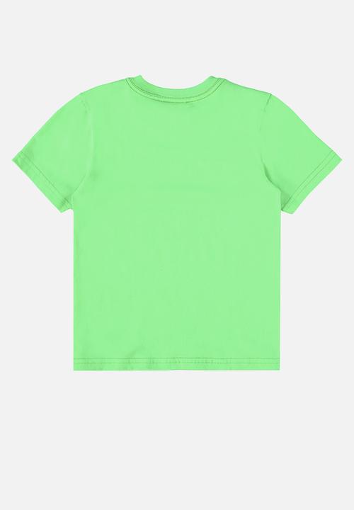 Quimby - Tee and microfiber bermuda set - green & black