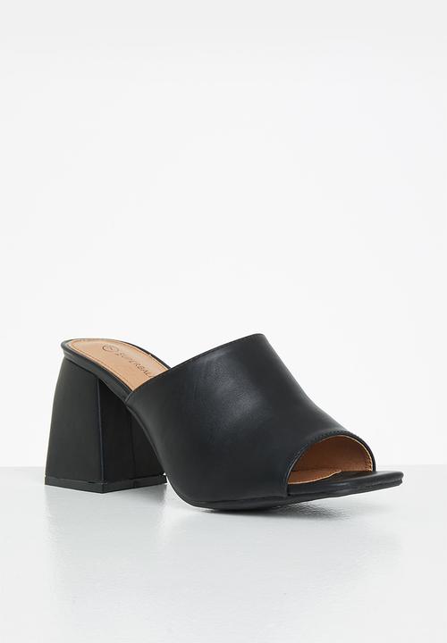 Superbalist - New york mule - black