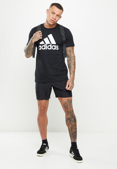 adidas Performance - M bl sj t - black & white