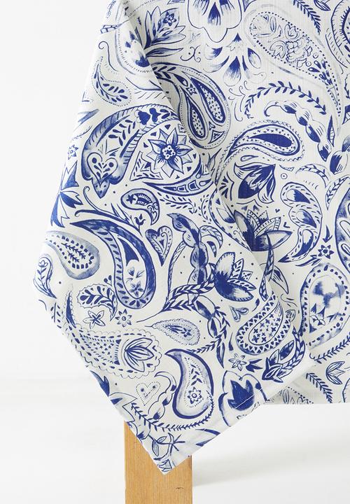 Sixth Floor - Marina tablecloth - blue