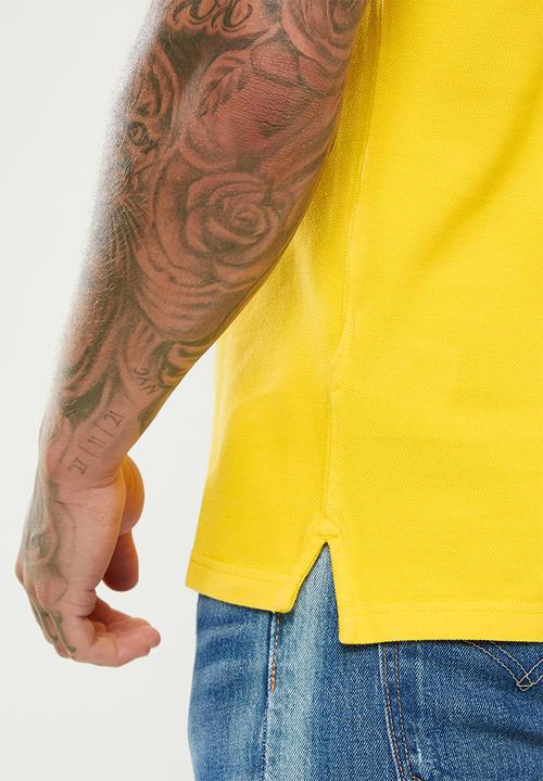 Superdry. - Superdry code polo shirt - nautical yellow