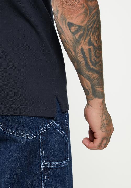 Superdry. - Superdry code polo shirt - deep navy