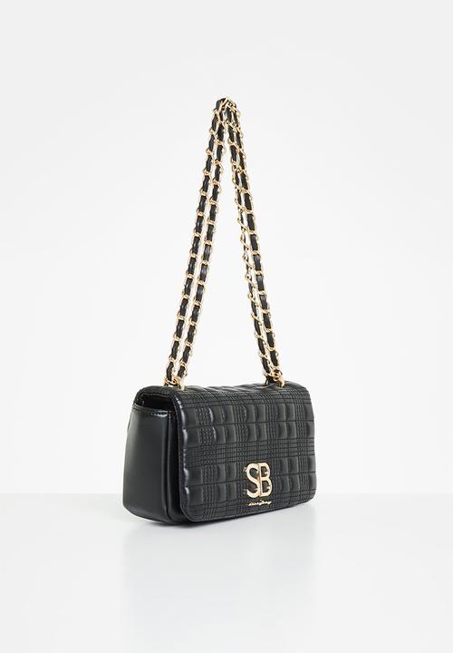 SISSY BOY - Square quilted crossbody - black