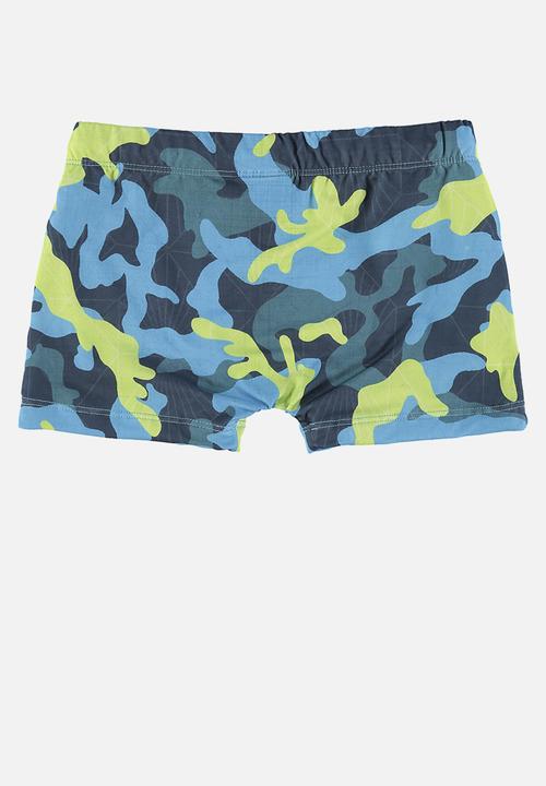 Quimby - Upf 50+ sun protection swim trunks - blue