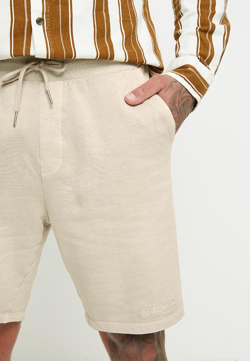 Only & Sons - Onsdon reg sweat shorts - stone