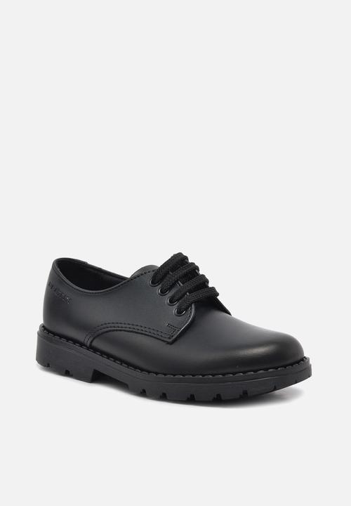 Bronx - School boys lace up - black