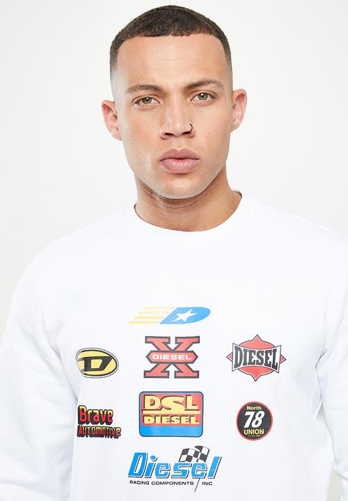 Diesel  - S-ginn-k24 sweater - white