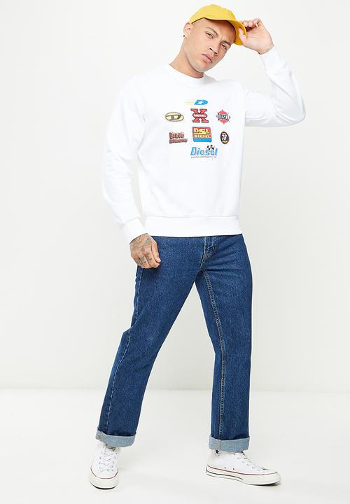 Diesel  - S-ginn-k24 sweater - white