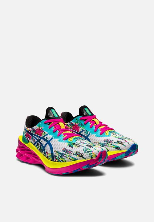 ASICS - Novablast 2 colour injection - white/electric blue
