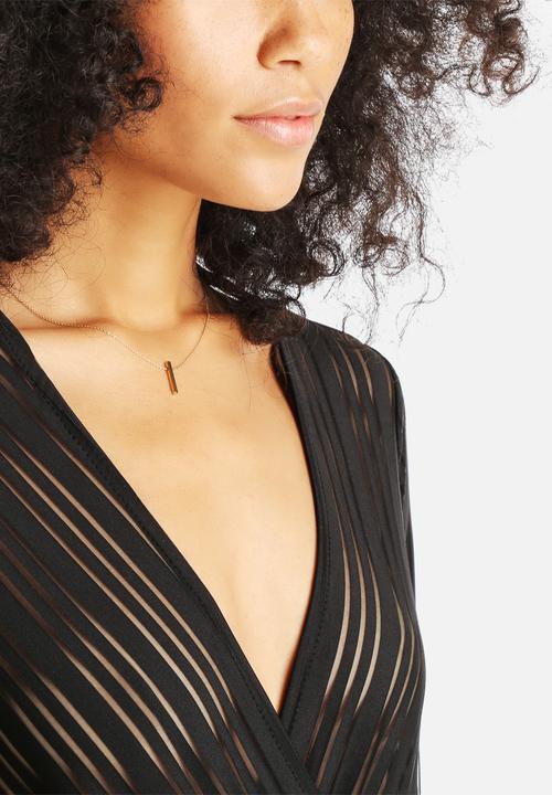 Bardot - Stripe Bodysuit