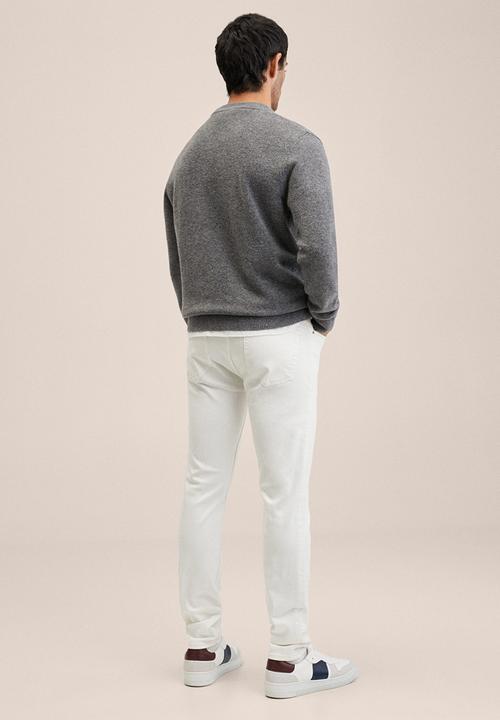 MANGO - Billy  skinny jeans - off white 