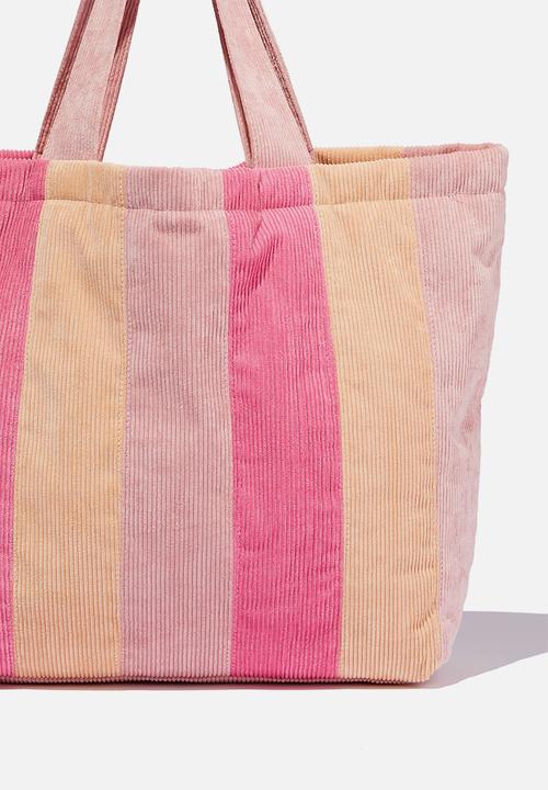 Rubi - Textured tote multi cord - multi