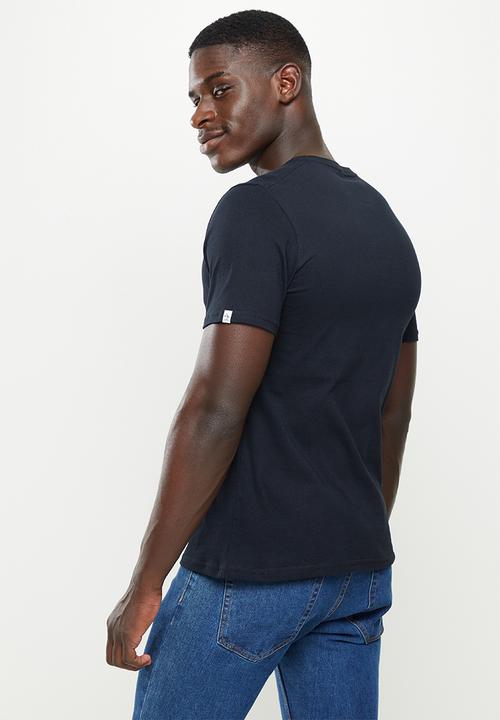 Original Penguin - Penguin rainbow T-shirt - true black