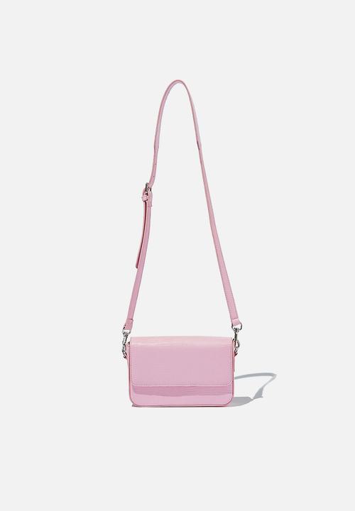 Rubi - Lexi cross body bag - pink mini texture