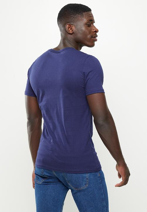 Original Penguin - Slashed T-shirt - deep marine