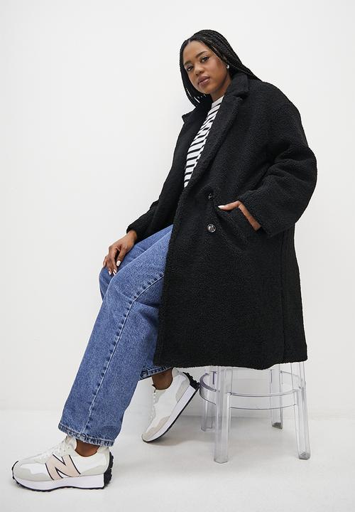 Superbalist - Fuzzy coat - black