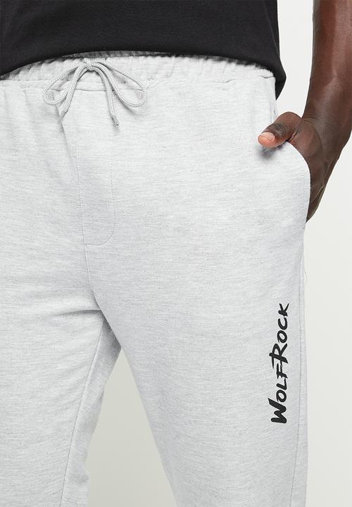 Wolf Rock - Wr joggers - grey melange
