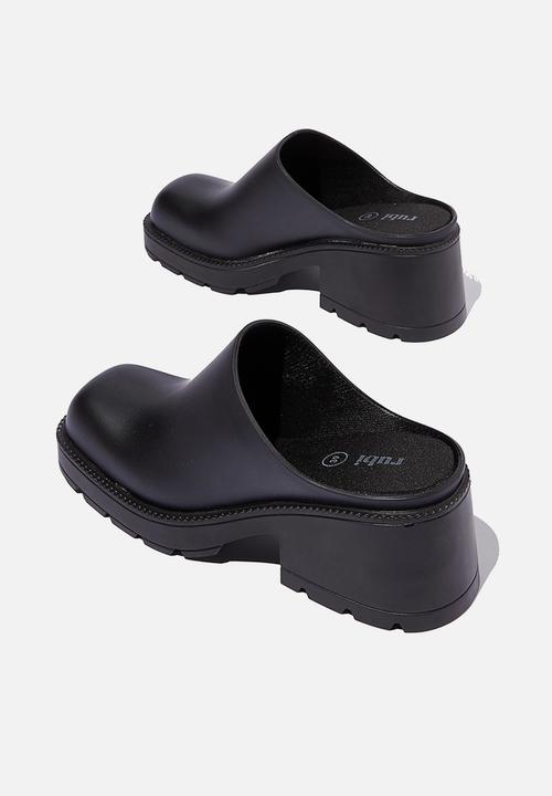 Cotton On - Carlette clog heel - black