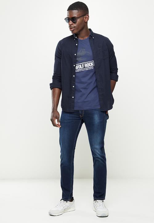 Wolf Rock - Official wolf - navy