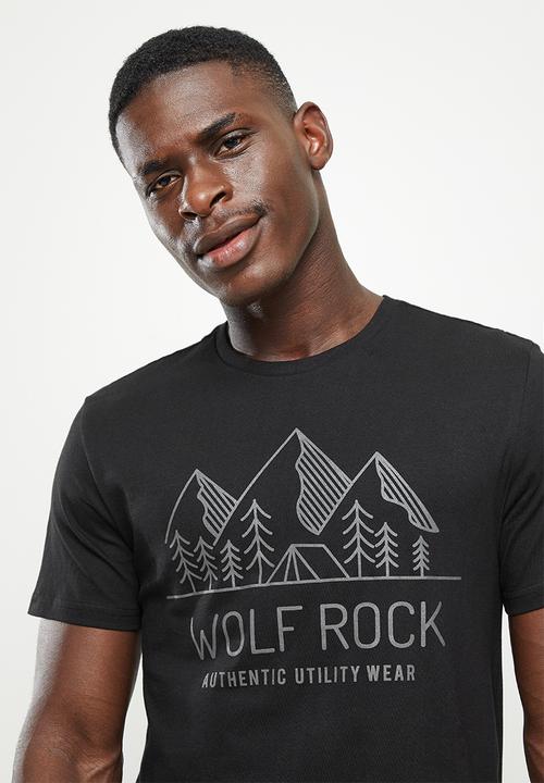 Wolf Rock - Mountain range - black