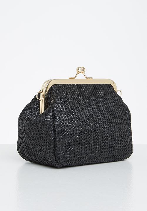 dailyfriday - Kiana clutch bag - black & gold