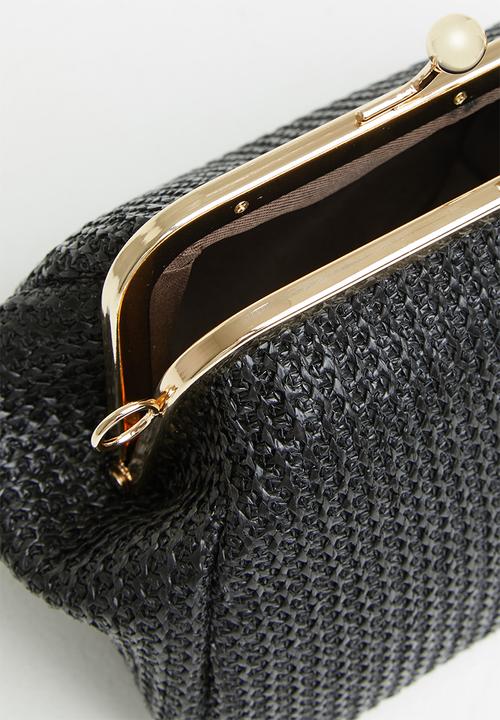 dailyfriday - Kiana clutch bag - black & gold