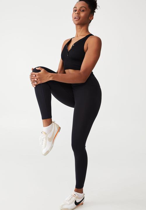 Cotton On - Active high waist core full length tight - core navy