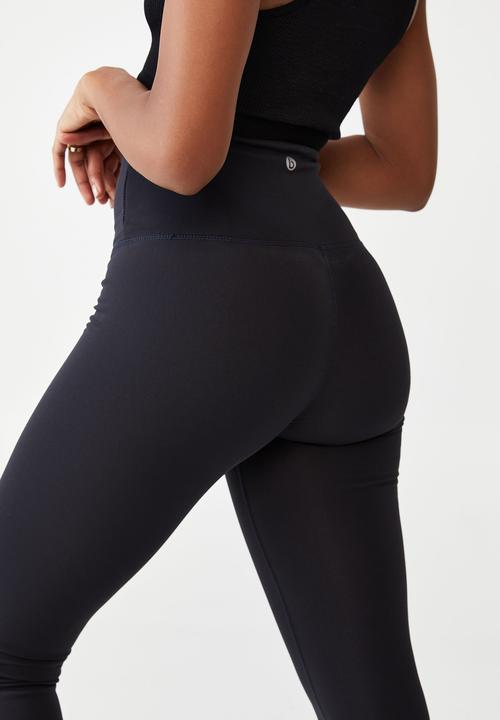 Cotton On - Active high waist core full length tight - core navy