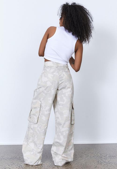 Factorie - Hype woven cargo pant - neutral camo