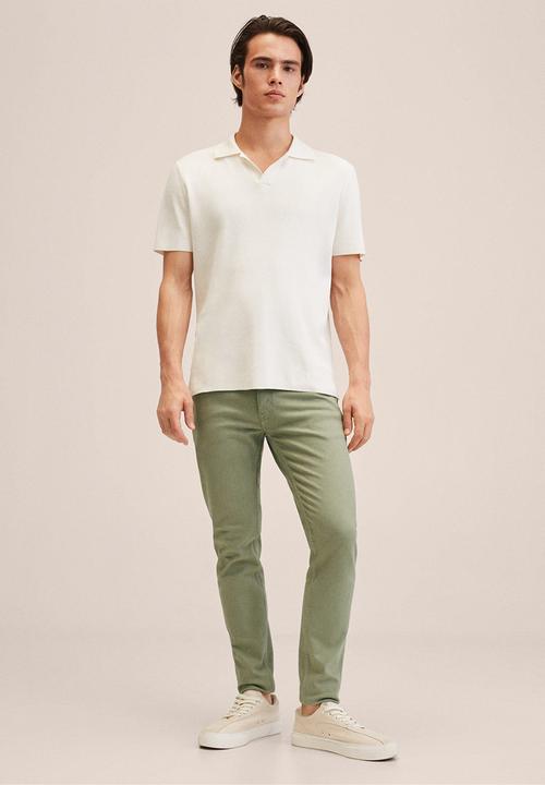 MANGO - Billy skinny jeans - khaki