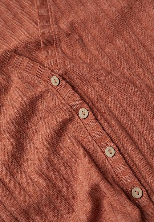 MANGO - T-shirt dhaka - orange