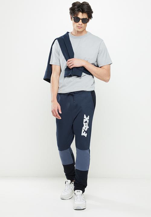 Fox - Lateral fleece jogger - navy