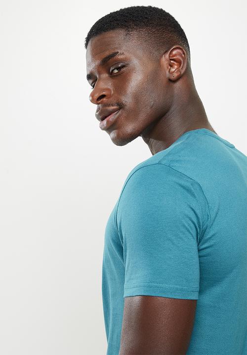 POLO - PS sport flock short sleeve tee - blue